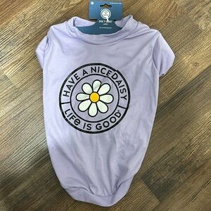 Life is Good dog tshirt